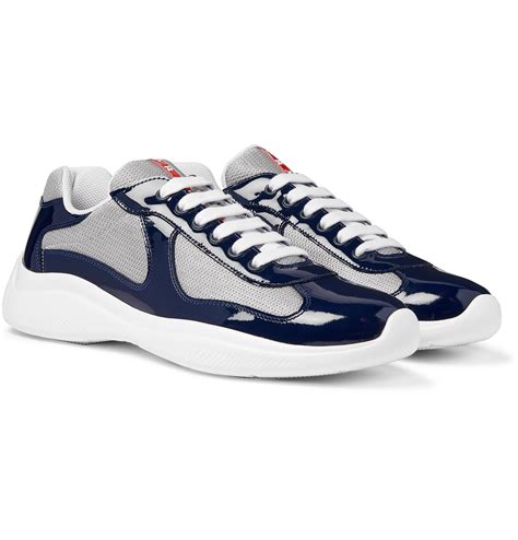 prada americas cup patent navy|prada america's cup sneakers.